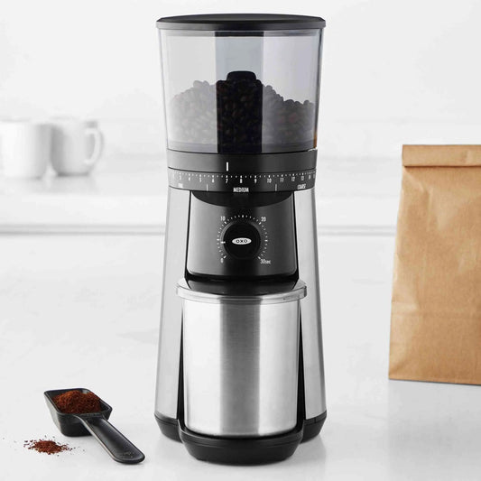 Cuisinart Perfectemp coffee grinder with stainless-steel burrs and 15 grind settings
