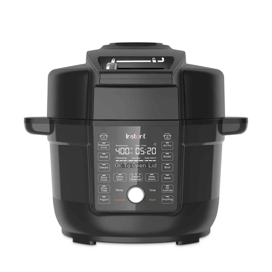 Instant Pot Duo Crisp 6.5 Qt air fryer and pressure cooker combo with 13-in-1 functions and stainless steel air fryer lid