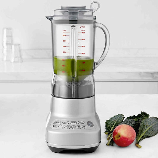 Breville Fresh and Furious Blender silver with Kinetix blades and LED controls