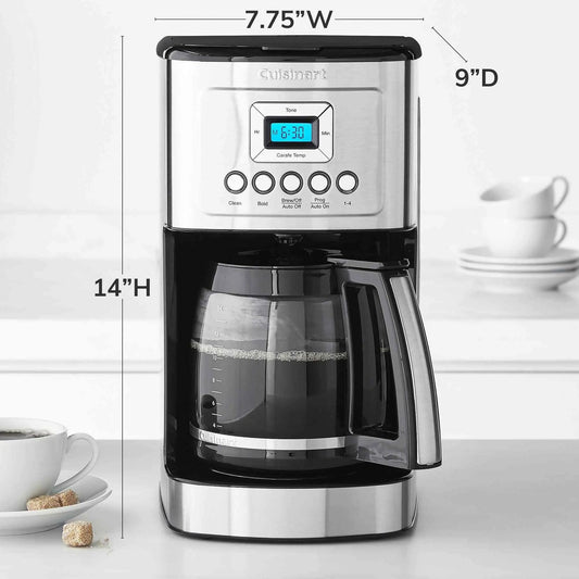 Cuisinart Perfectemp OXO Brew Conical Burr Coffee Grinder with brew strength control and 14-cup glass carafe