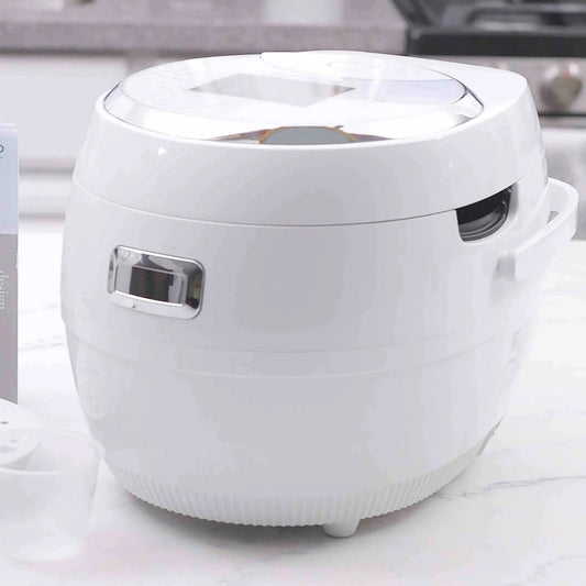 Cuckoo CR-1020FW 10-cup rice cooker with 16 menu options and LED touch panel