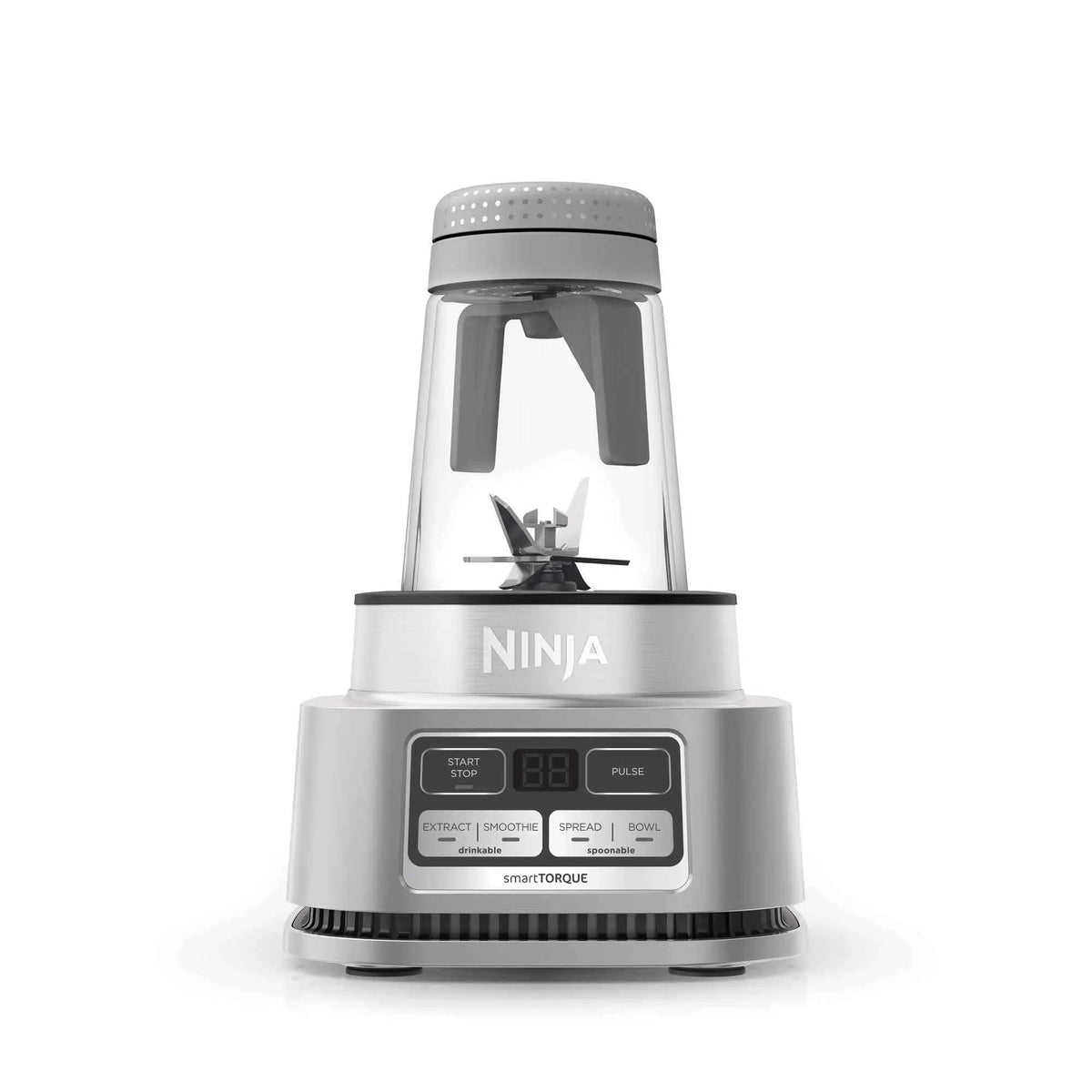 Ninja SS101 Foodi Power Nutri Duo smoothie maker and personal blender with Thick Smoothie Bowl Maker, Nutrient Extraction Cup, SmartTorque motor, 6 functions, and Auto-IQ technology