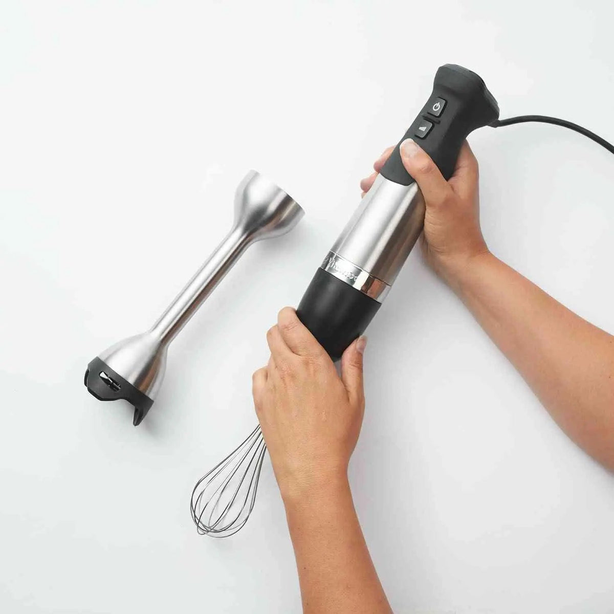 Vitamix Immersion Blender whisk attachment with small balloon shape for whipped cream and meringues