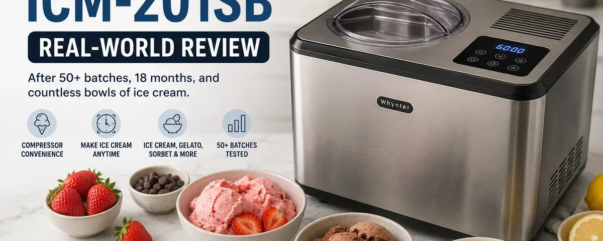How We Made 50+ Batches of Perfect Ice Cream with the Whynter ICM-201SB (Real Results)