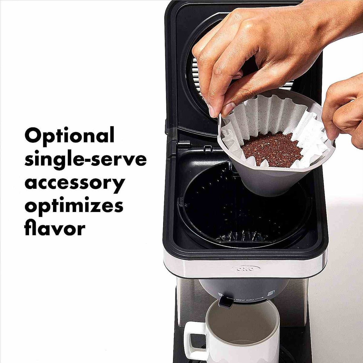 OXO Brew 8 Cup Coffee Maker stainless steel with thermal carafe and precision brewing controls