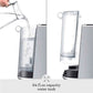 Breville Bambino Plus espresso machine in brushed stainless steel with programmable control and Thermojet heating system