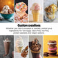 Ninja CREAMi Scoop & Swirl ice cream maker with 13 one-touch programs and soft serve options