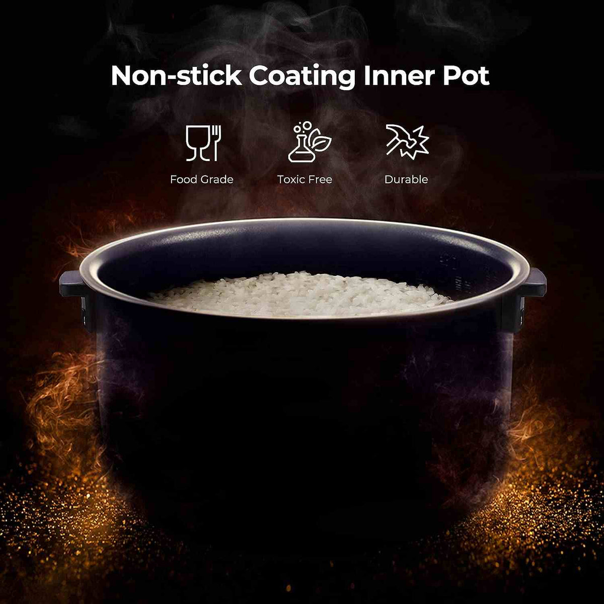 Cuckoo CR-1020FW 10-cup rice cooker with 16 cooking modes and LED touch panel