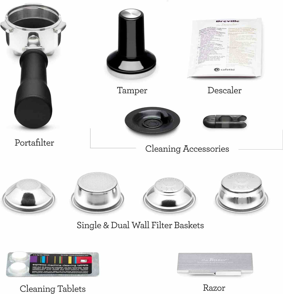 Breville Bambino Plus espresso machine in brushed stainless steel with compact design and advanced brewing features