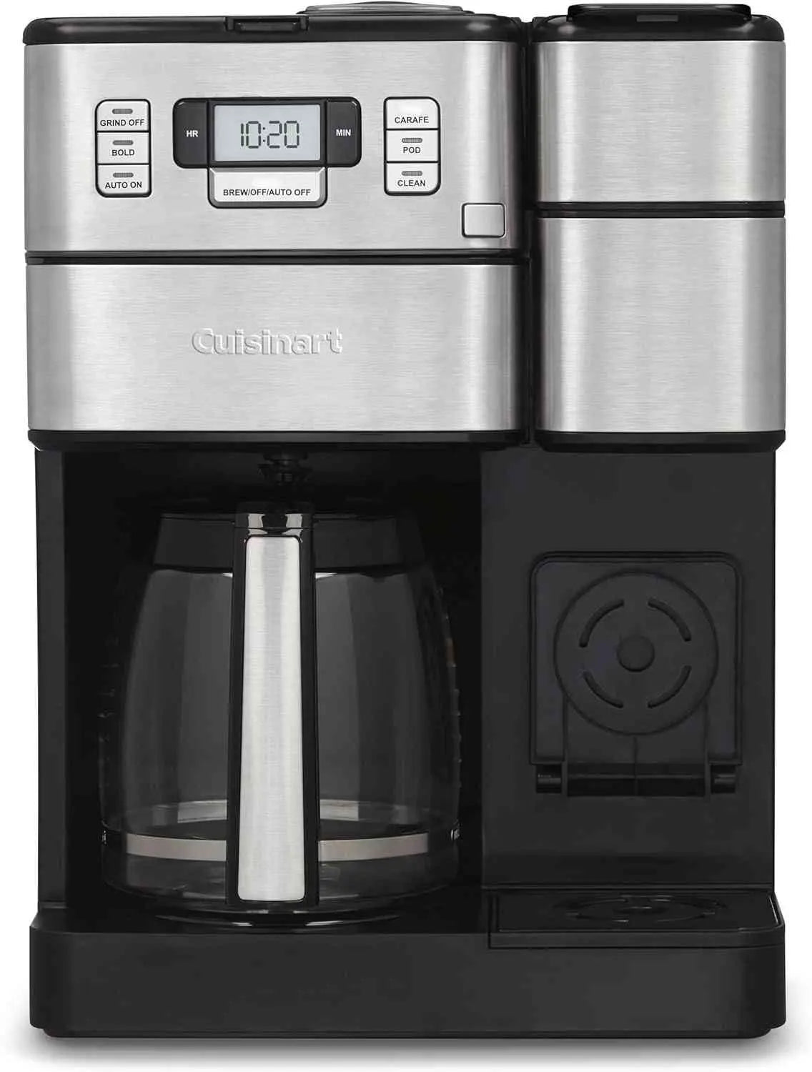 Cuisinart SS-GB1 Coffee Center with built-in grinder and single-serve and carafe brewing options