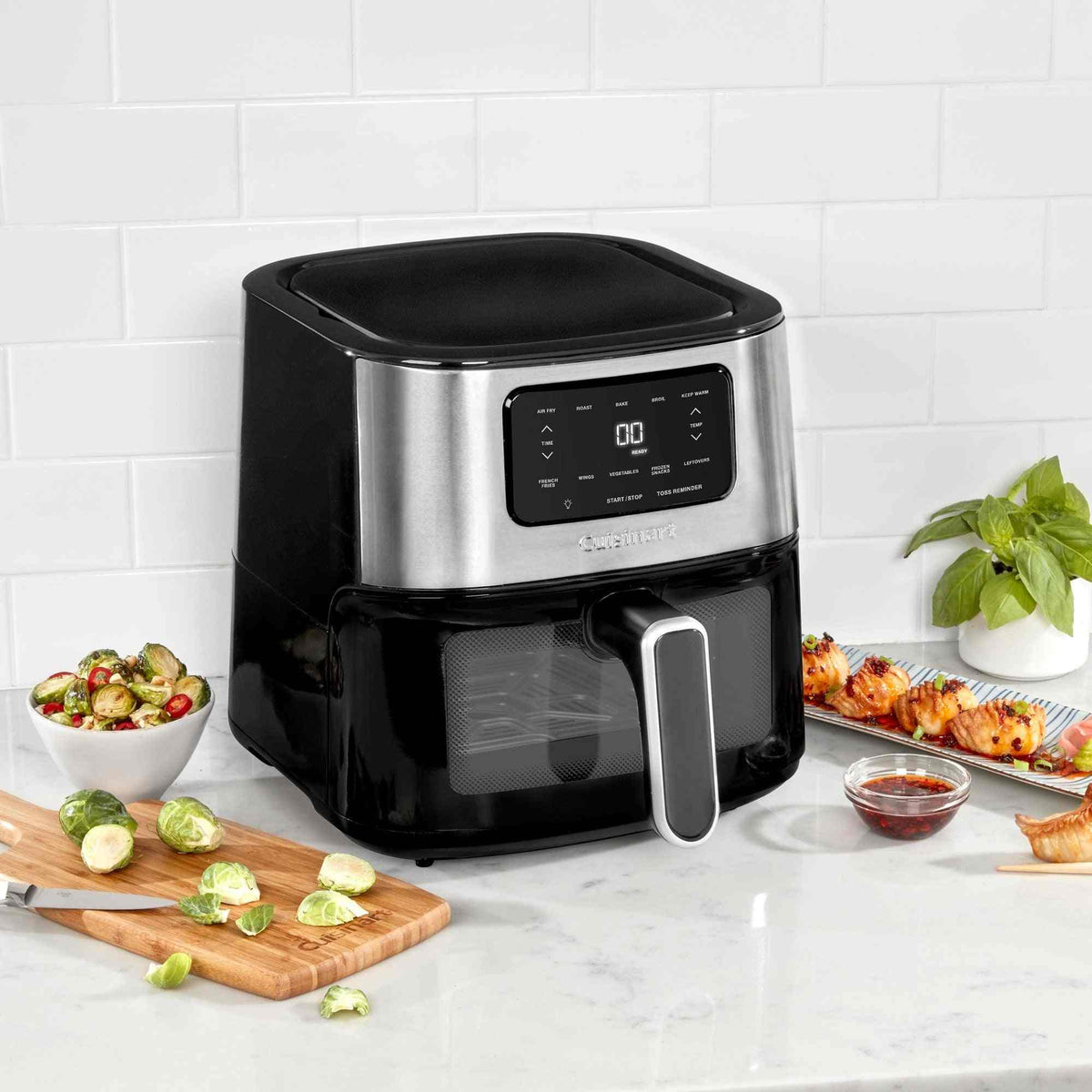 Cuisinart Airfryer AIR-200 6-Qt basket air fryer oven with digital display and multiple cooking functions