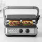 Breville BGR700BSS electric grill with one-touch presets, reversible ceramic plates, and flat BBQ mode