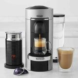 Nespresso VertuoPlus Deluxe Coffee Maker with Aeroccino milk frother and large swivel water tank