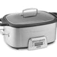 Cuisinart MSC-800 7-quart stainless steel multicooker with programmable slow cook, roast, sauté, and steam functions.