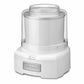 Cuisinart white automatic frozen yogurt ice cream and sorbet maker with large capacity bowl and easy-lock lid