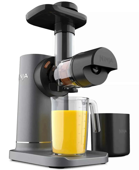 Ninja NeverClog Cold Press Juicer, Powerful Slow Juicer, Total Pulp Control, Easy to Clean, Compact - JC151 Ninja