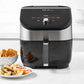 Instant Vortex Plus 6QT air fryer with ClearView window, OdorErase filters, 6-in-1 cooking functions, and touchscreen controls
