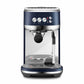 Breville Bambino Plus espresso machine in brushed stainless steel with programmable controls and Thermojet heating system