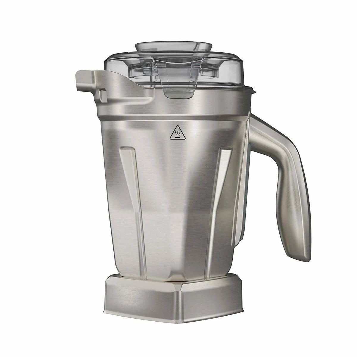 Vitamix Stainless Steel 48oz blender container with BPA-free lid and dishwasher-safe design