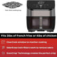 Instant Vortex Plus 6QT Air Fryer with ClearView window and OdorErase filters showing touchscreen controls