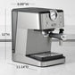 De'Longhi Classic Espresso Machine with 15-bar pressure and Thermoblock technology for barista-style coffee