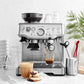 Breville Barista Express stainless steel espresso machine with integrated grinder and steam wand