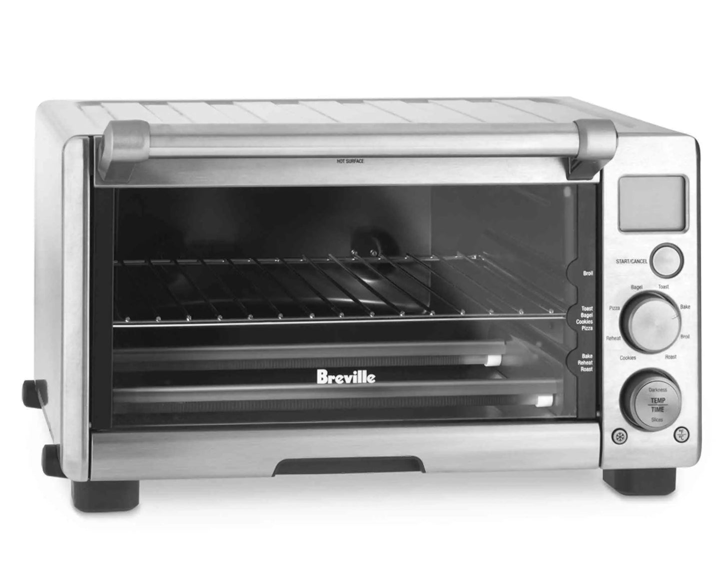Breville Compact Smart Oven BOV650XL brushed stainless steel toaster oven with Element iQ system and LCD display