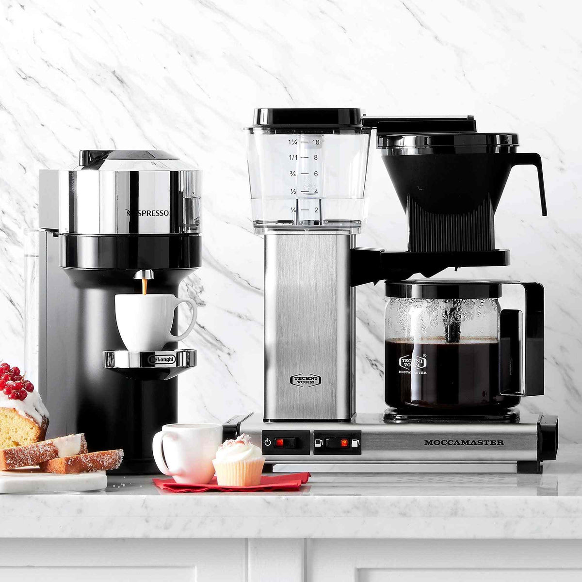 Technivorm Moccamaster KBGV Select 10-cup coffee maker with brew-volume selector and glass carafe