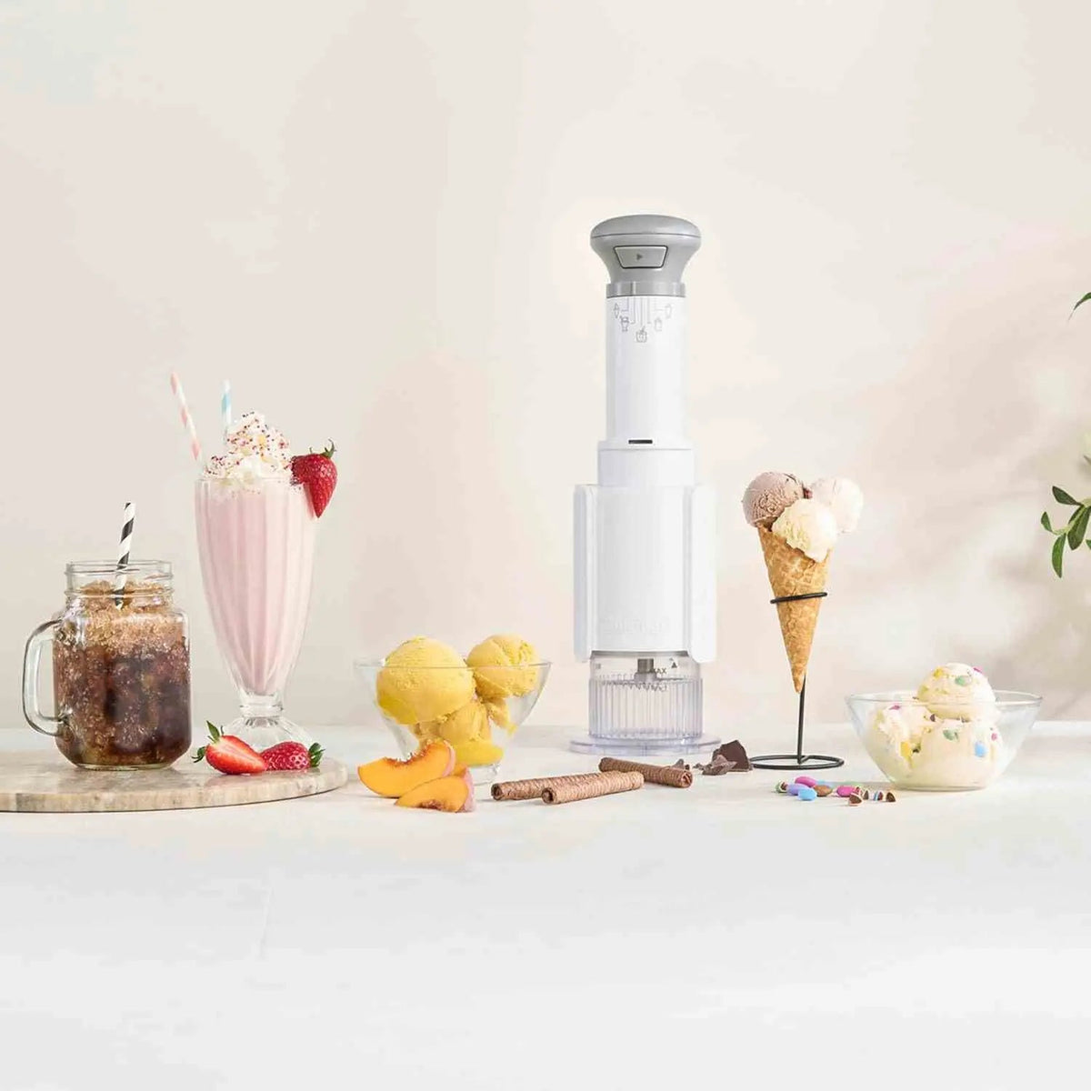 Cuisinart FastFreeze 5-in-1 ice cream maker for quick homemade frozen desserts