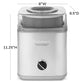 Cuisinart Stainless-Steel Ice Cream Maker with 2-Qt double-insulated freezer bowl and heavy-duty motor