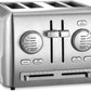 Cuisinart CPT-640P1 stainless steel 4-slice toaster with multiple presets and high-lift carriage