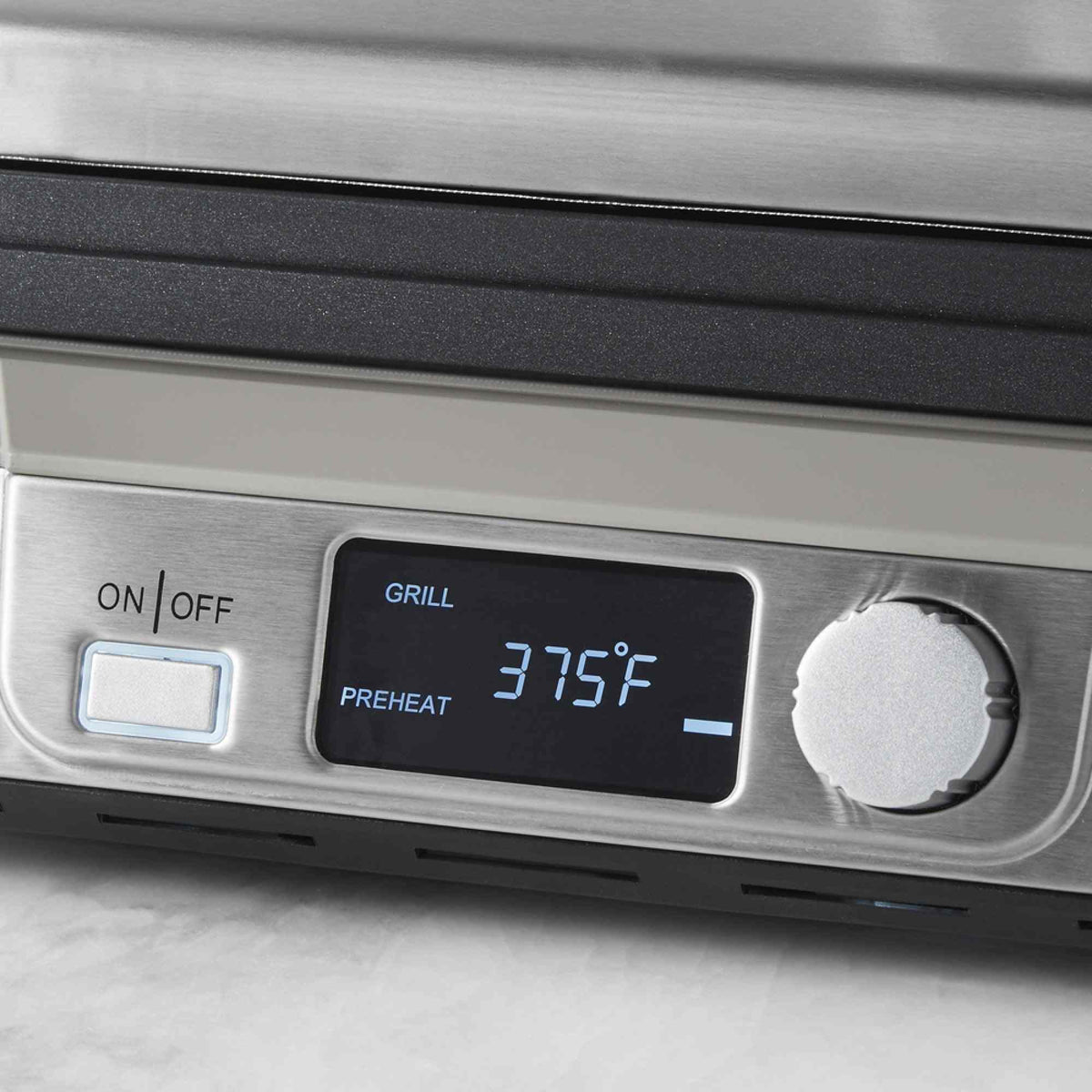 Cuisinart GR-5BWS Electric Griddler FIVE 5-in-1 contact grill with LCD display and adjustable temperature controls