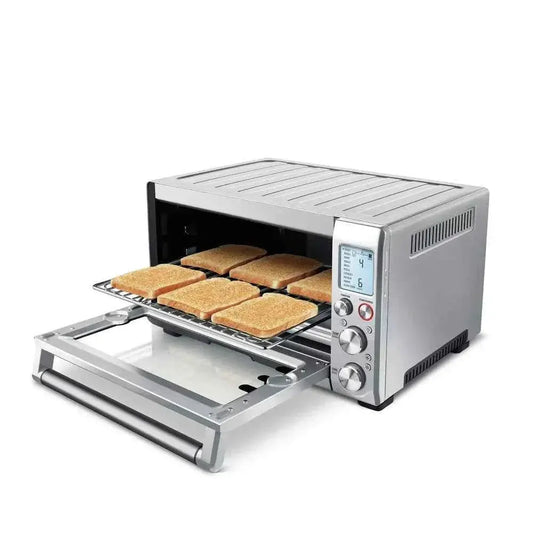 Breville 1800W Smart Oven Pro stainless steel convection toaster oven with Element IQ and 10 presets