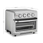 Cuisinart Air Fryer Toaster Oven 7-in-1 stainless steel with digital controls and accessories