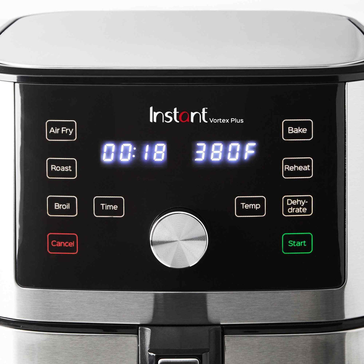 Instant Pot 6-Qt XL Vortex Plus Air Fryer with 6-in-1 functions and stainless steel design