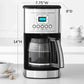 Cuisinart Perfectemp OXO Brew Conical Burr Coffee Grinder with brew strength control and 14-cup glass carafe