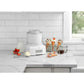 Cuisinart automatic white frozen yogurt ice cream and sorbet maker with large capacity and easy-lock lid