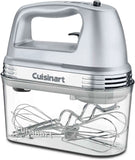 Cuisinart HM-90BCS Power Advantage Plus 9-speed handheld mixer in brushed chrome with storage case and attachments