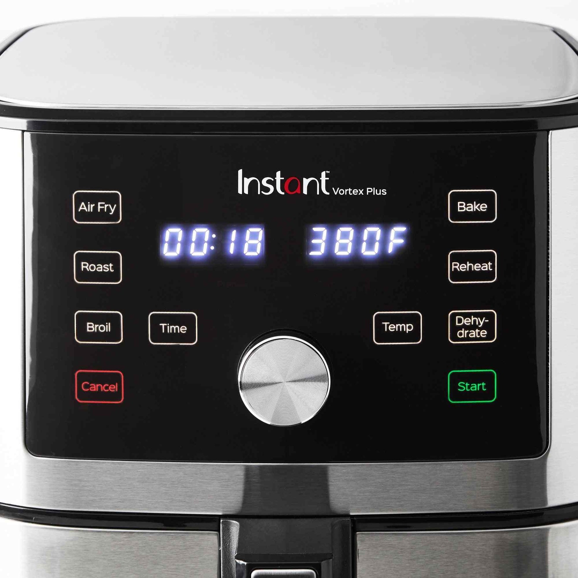 Instant Pot 6-Qt XL Vortex Plus Air Fryer with 6-in-1 functions and stainless steel design