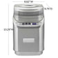 Cuisinart Electric Ice Cream Maker Machine ICE-70 stainless steel with digital timer and mixing paddle