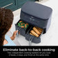 Ninja Foodi 6qt DualZone 2-Basket Air Fryer with 6-quart capacity and customizable cooking programs