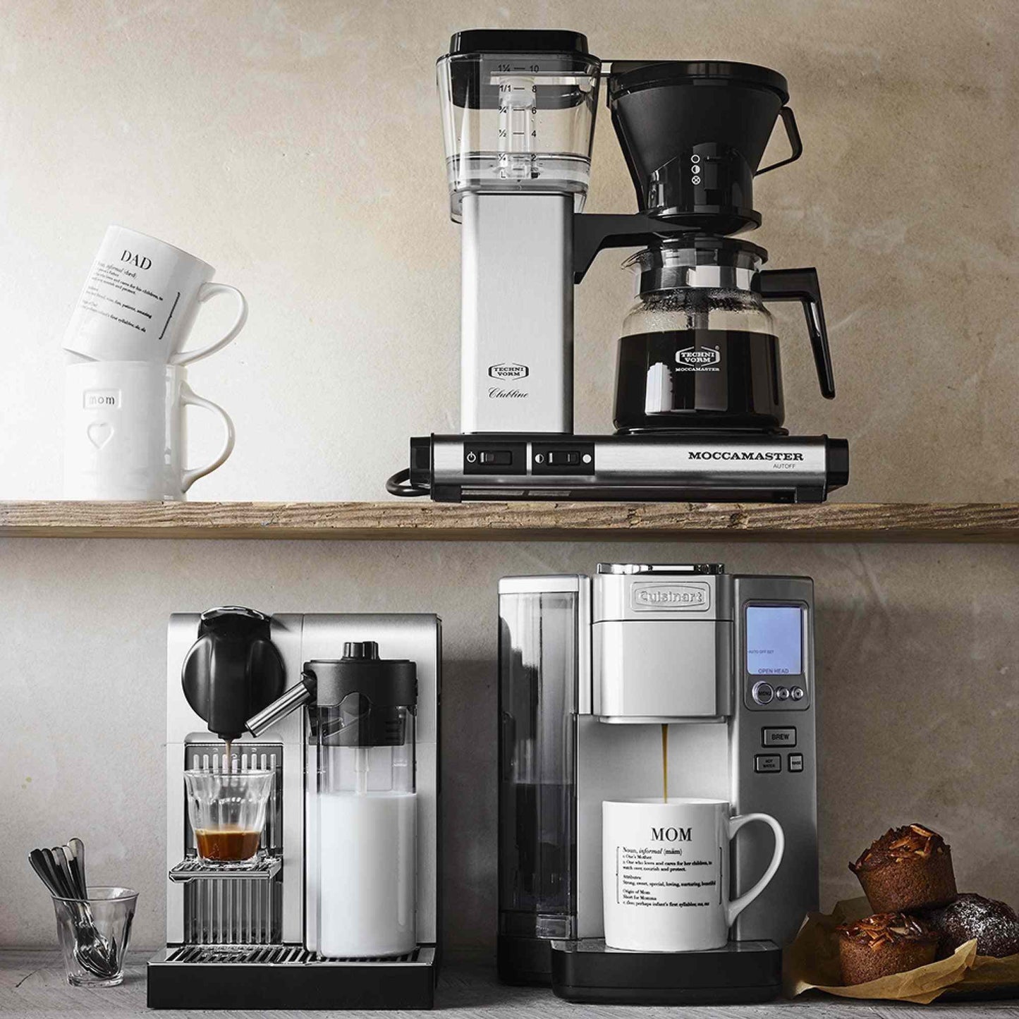 Cuisinart Coffee Maker single-serve machine with 72-ounce reservoir and HomeBarista reusable filter cup