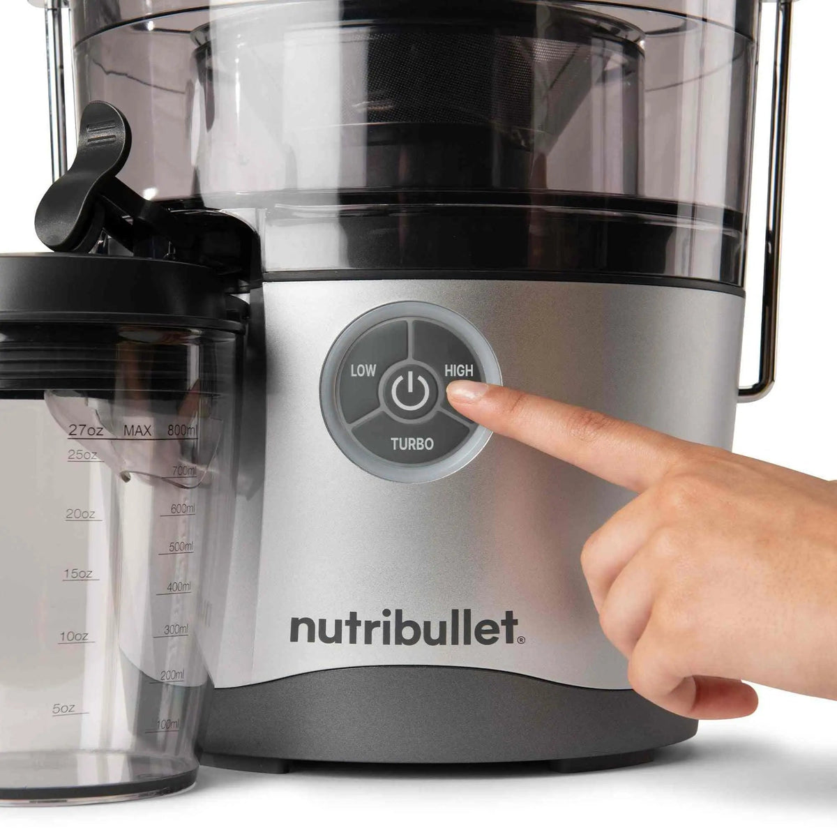 NutriBullet Juicer Pro Centrifugal Juicer Machine NBJ50200 with 1000W motor and 3-speed settings