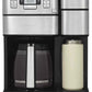 Cuisinart SS-GB1 Coffee Center with built-in grinder, single-serve and 12-cup carafe brewer, stainless steel design, and reusable filter