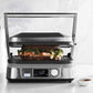 Cuisinart GR-5BWS Electric Griddler with five versatile cooking functions and digital controls