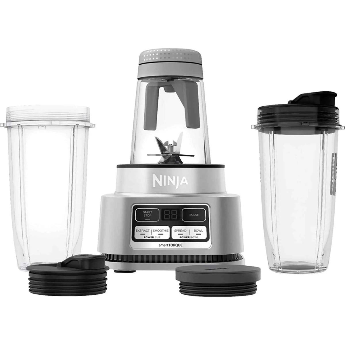 Ninja SS101 Foodi Power Nutri Duo smoothie maker and personal blender with two blending cups and SmartTorque technology