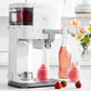 Cuisinart Soft Serve Ice Cream Machine with warming cup and three mix-in compartments for homemade desserts
