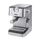 De'Longhi Classic Espresso Machine stainless steel with 15-bar pressure and Thermoblock technology for espresso and milk frothing
