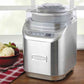 Cuisinart Electric Ice Cream Make Machine stainless steel 2 quart with digital controls and mixing paddle