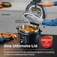 Instant Pot Duo Crisp 6.5 Qt air fryer and pressure cooker combo with 13-in-1 functionality and stainless steel air fryer lid